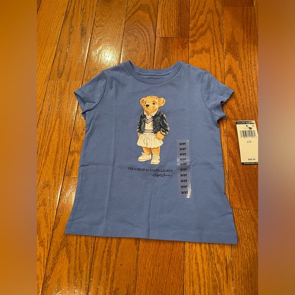 Polo Ralph Lauren Other - ❌❌SOLD❌❌NWT Polo Ralph Lauren Polo Bear Toddler Girl Short Sleeve Shirt 3T 👕 🐻 🐎